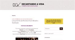 Desktop Screenshot of decantandoavida.com.br